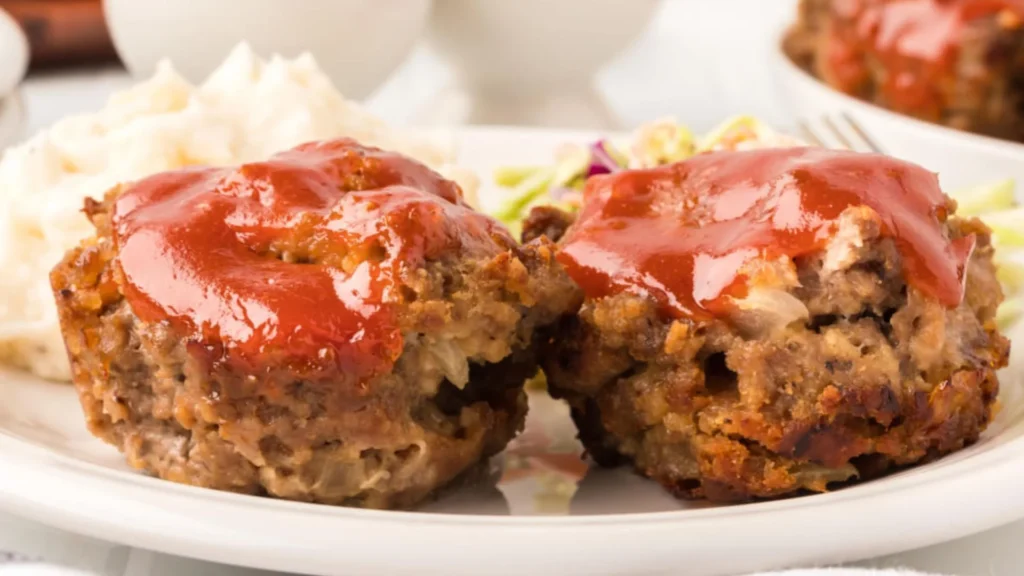 Meatloaf Muffins With BBQ Sauce Recipe