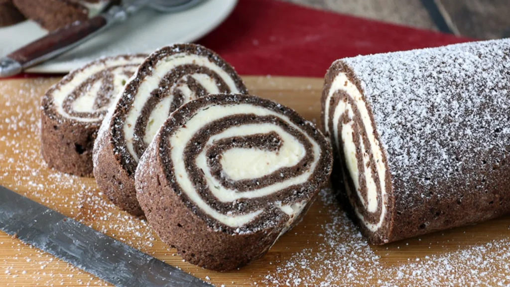 Chocolate Roll Cake Recipe
